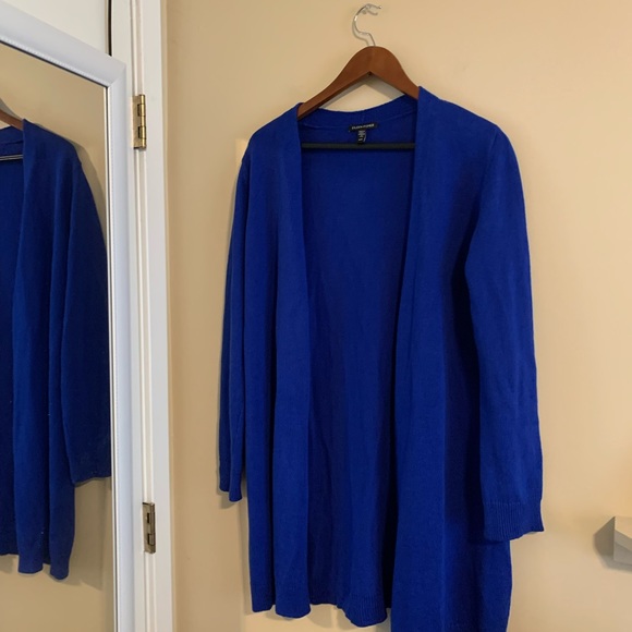 Eileen Fischer beautiful blue cardigan sweater . - Picture 4 of 7